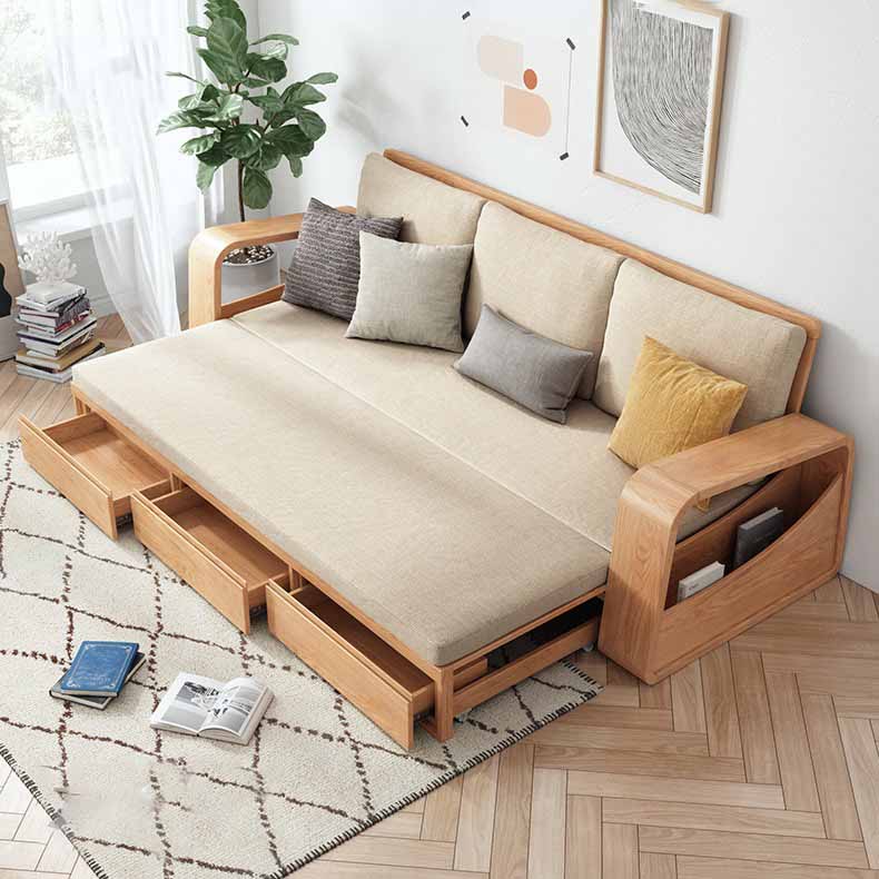 Tại sao nên sử dụng ghế sofa giường chất liệu gỗ tự nhiên?